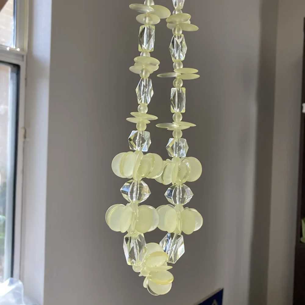 Whimsical Summer Necklace in Lemon Yellow - image 3