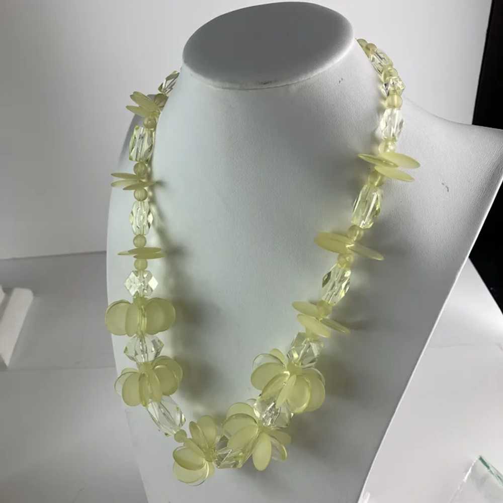 Whimsical Summer Necklace in Lemon Yellow - image 6