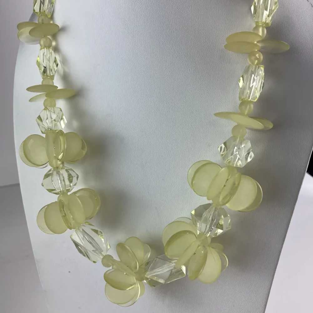 Whimsical Summer Necklace in Lemon Yellow - image 8