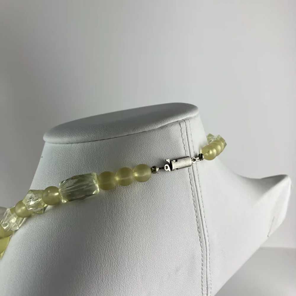 Whimsical Summer Necklace in Lemon Yellow - image 9
