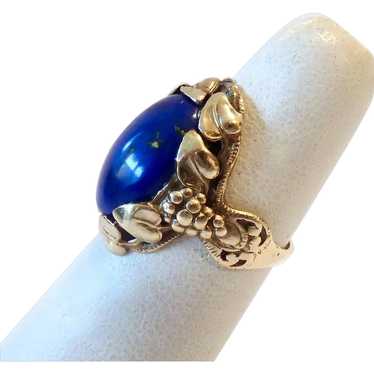 BUMIUSTE Vintage Ring Punk Male Female 14KT Black Gold Ring, Classic Leaf  Blue Opal Wedding Ring, Da…See more BUMIUSTE Vintage Ring Punk Male Female