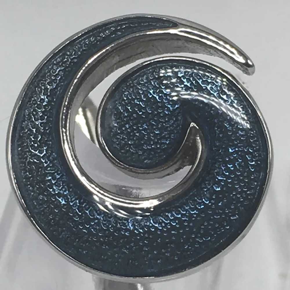 Ian Flaherty of London Turquoise Swirl Cufflinks … - image 4