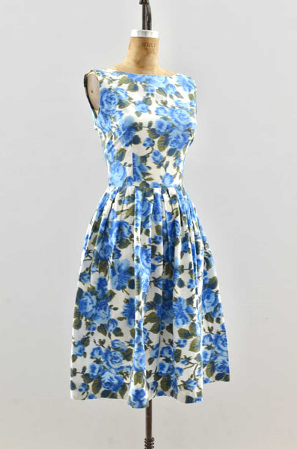 Blue Rose Dress / xxs xs - image 3