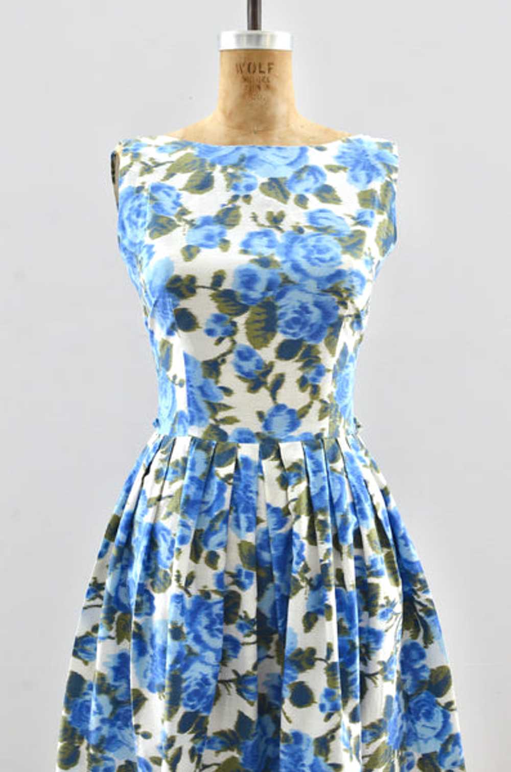 Blue Rose Dress / xxs xs - image 4