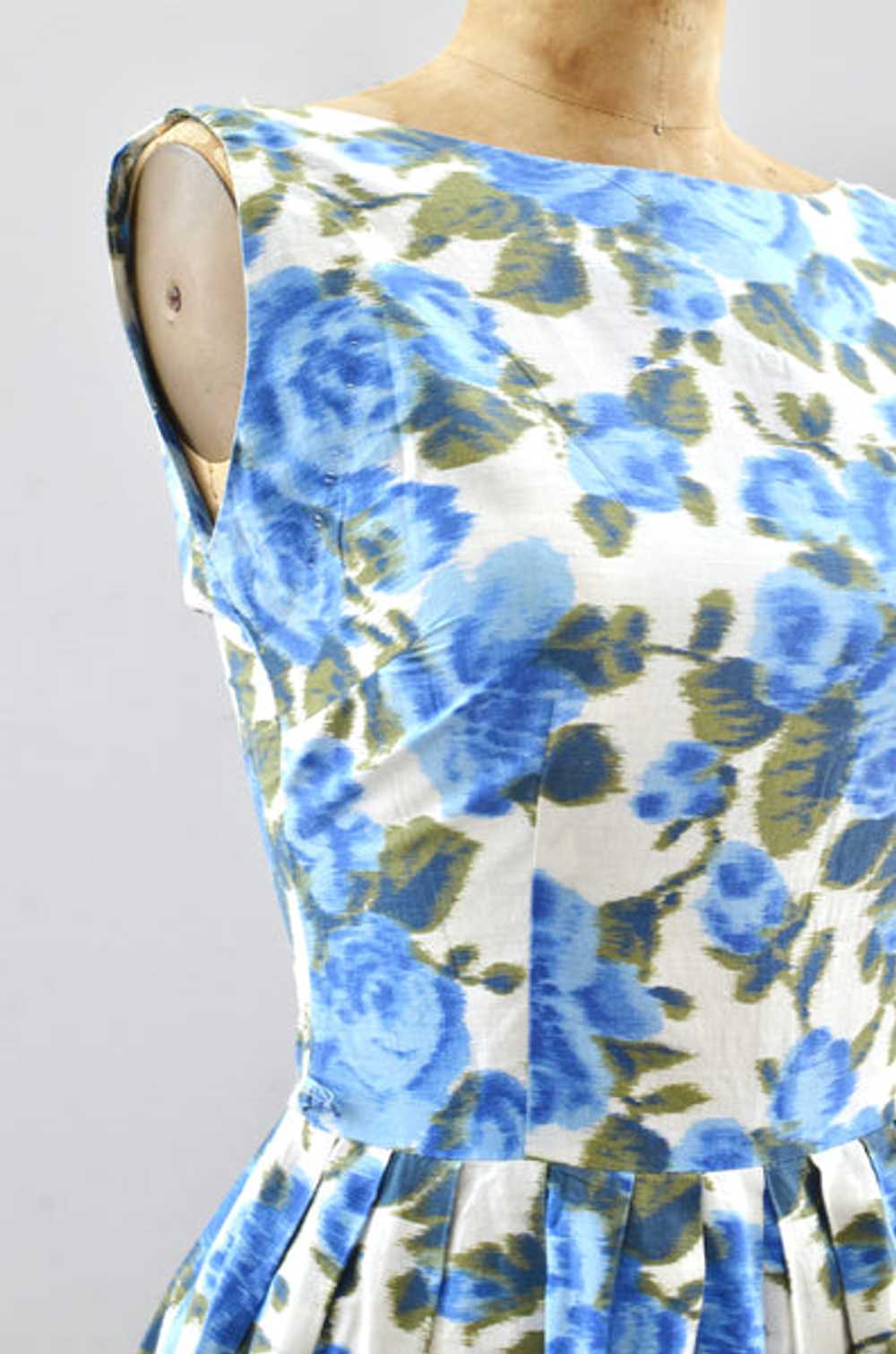 Blue Rose Dress / xxs xs - image 5