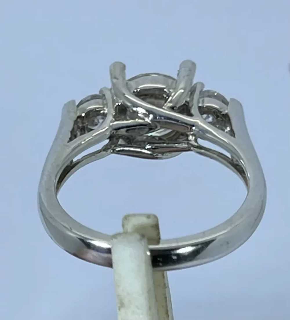 14k Moissanite Ring, Free Resize - image 7