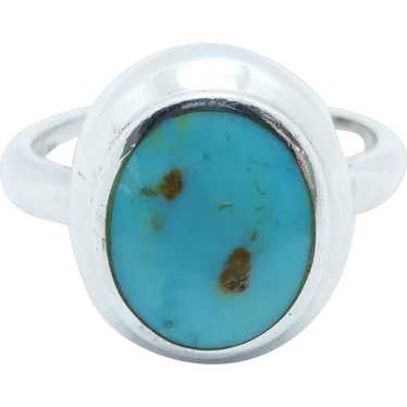 Sterling Silver Turquoise Ring - image 1