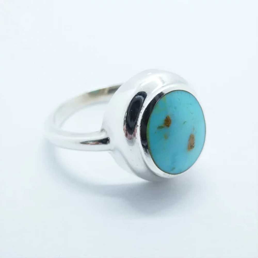 Sterling Silver Turquoise Ring - image 2