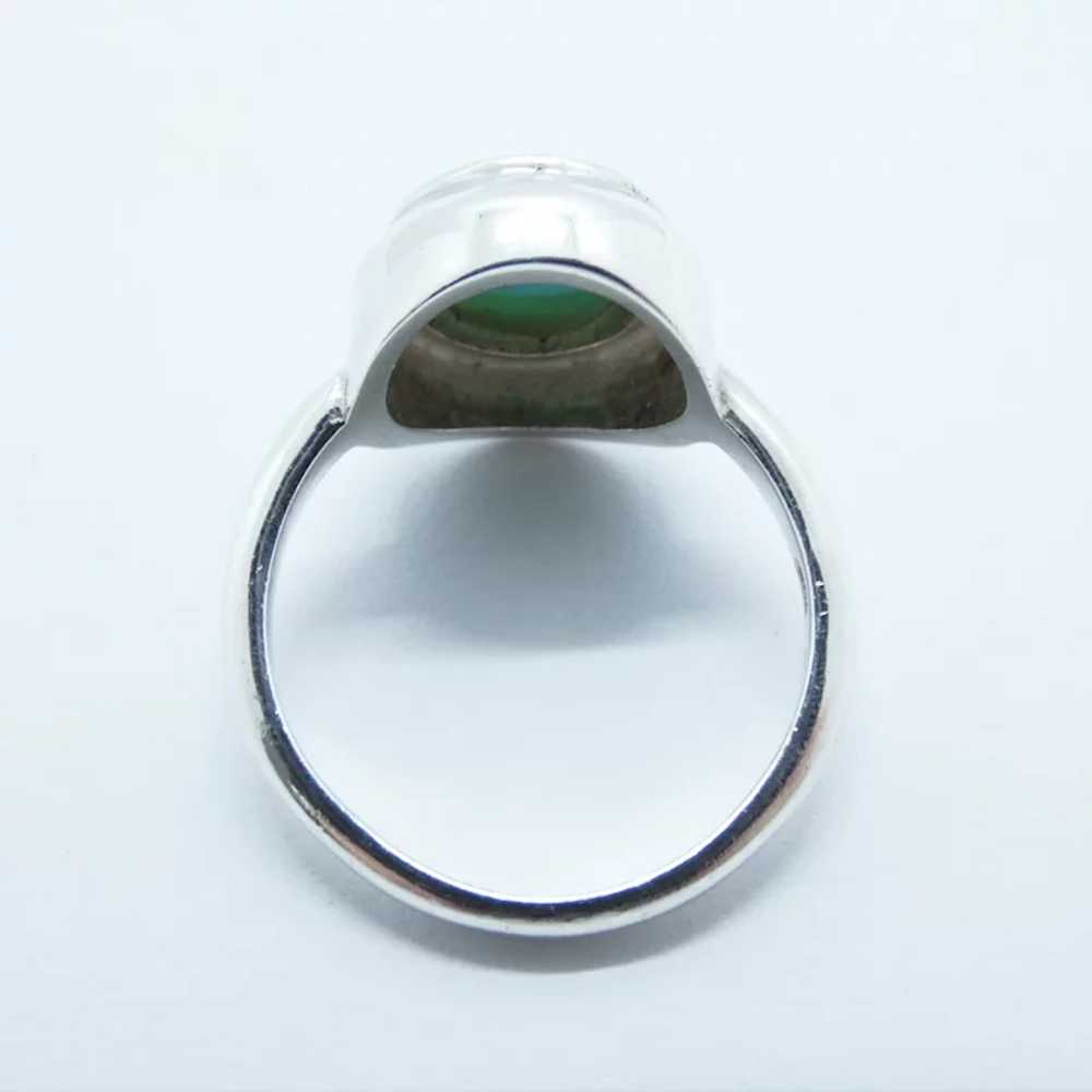 Sterling Silver Turquoise Ring - image 4