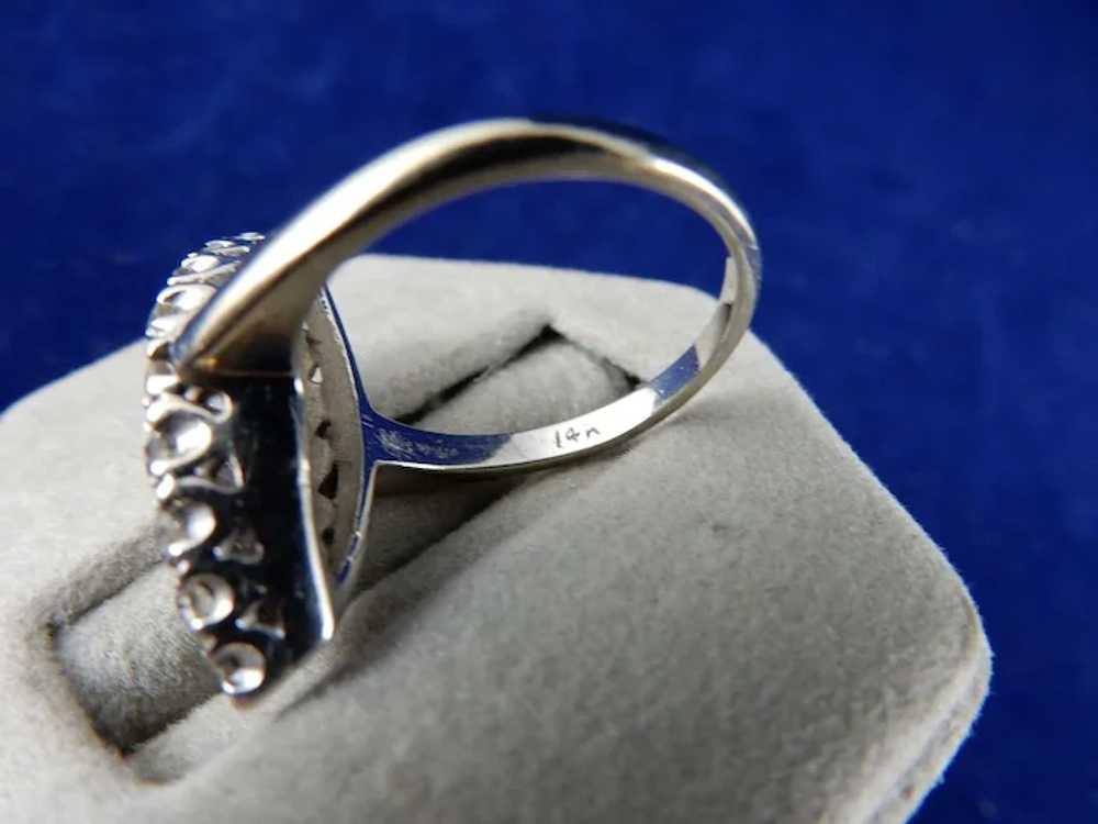 Vintage Diamond Cocktail Ring - image 4