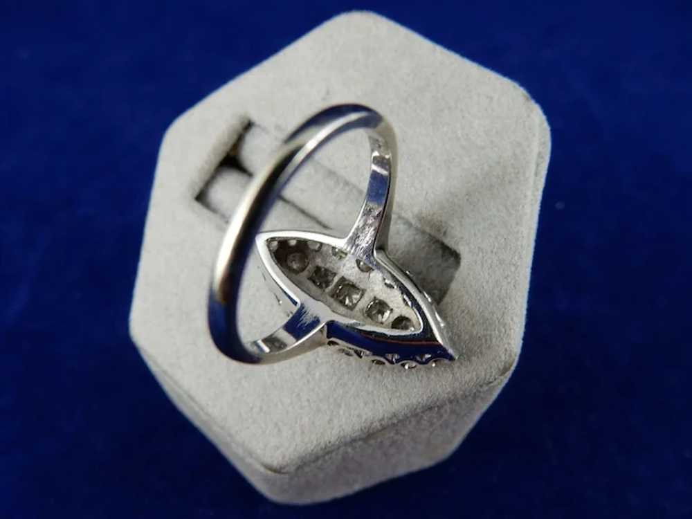 Vintage Diamond Cocktail Ring - image 5