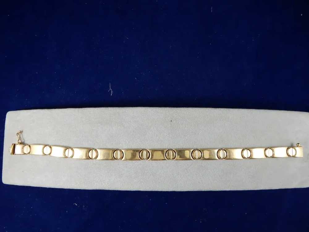 14 Karat Link Bracelet - image 3