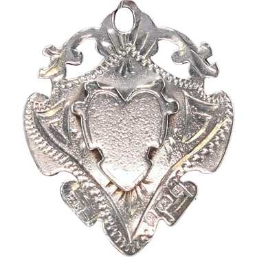 Antique Edwardian English Sterling Watch Fob; Two… - image 1