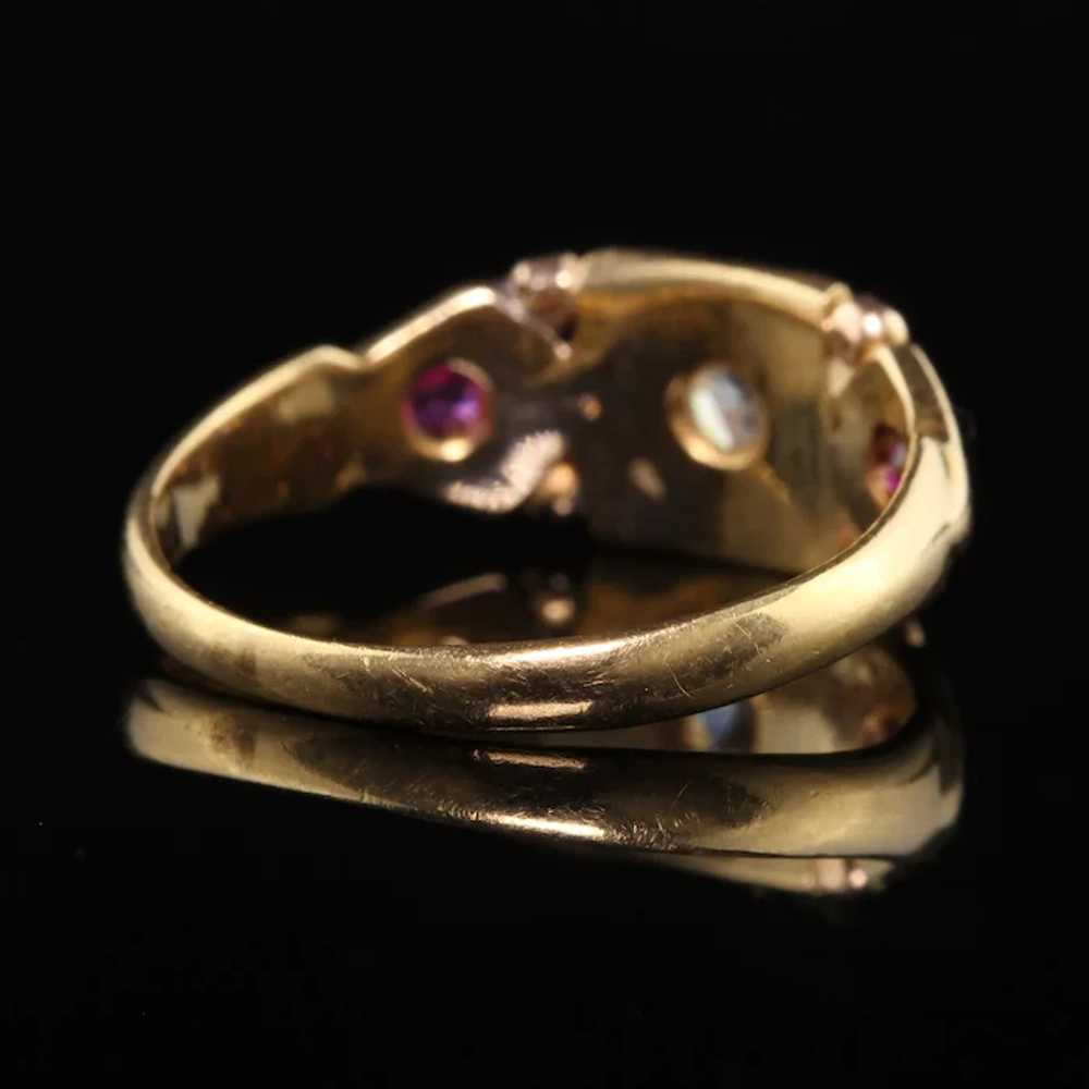 Antique Victorian English 18K Yellow Gold Rose Cu… - image 4