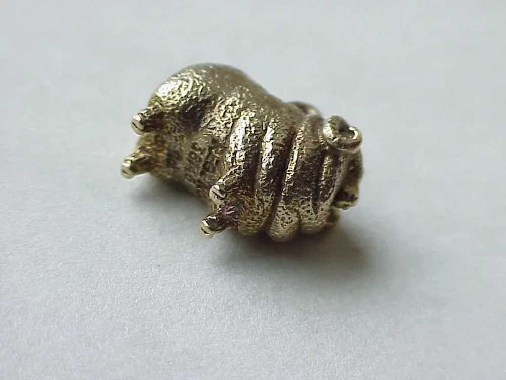 Aries / Ram Vintage Charm Three Dimensional 9K Go… - image 3