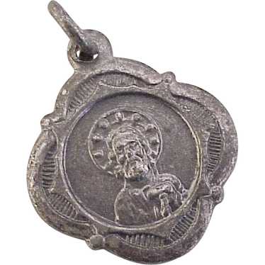 Vintage Religious Charm, Jesus & The Vatican Ster… - image 1