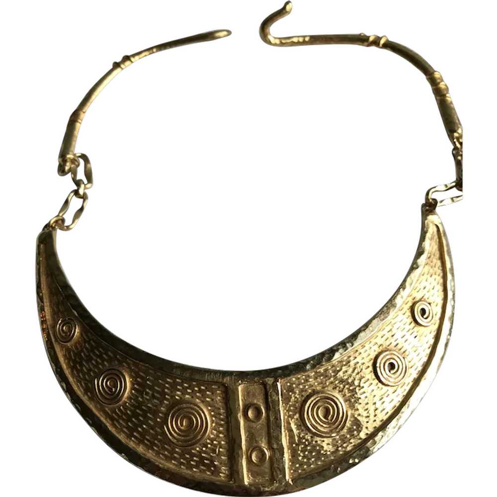 Vintage Cadoro Signed Collar Necklace 1970’s - 19… - image 1