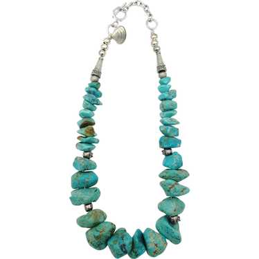 Turquoise Nugget Necklace - Hubei Province