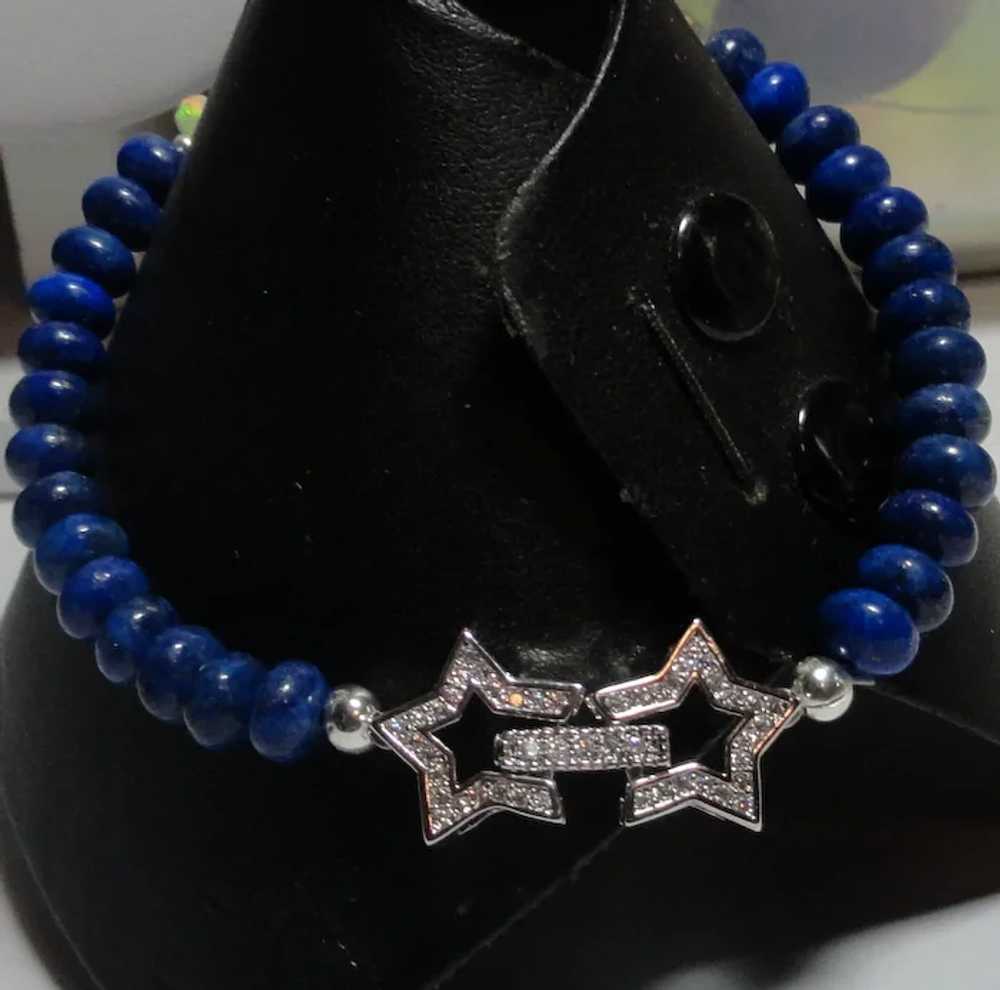 JFTS Lapis Lazuli & Ethiopian Opal Bracelet - image 5
