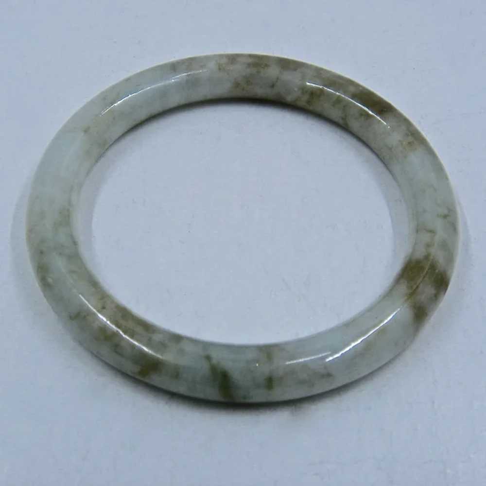 Natural Jade Jadeite Green Brown Bangle Bracelet … - image 2