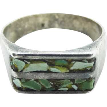 Sterling Silver Inlay Ring