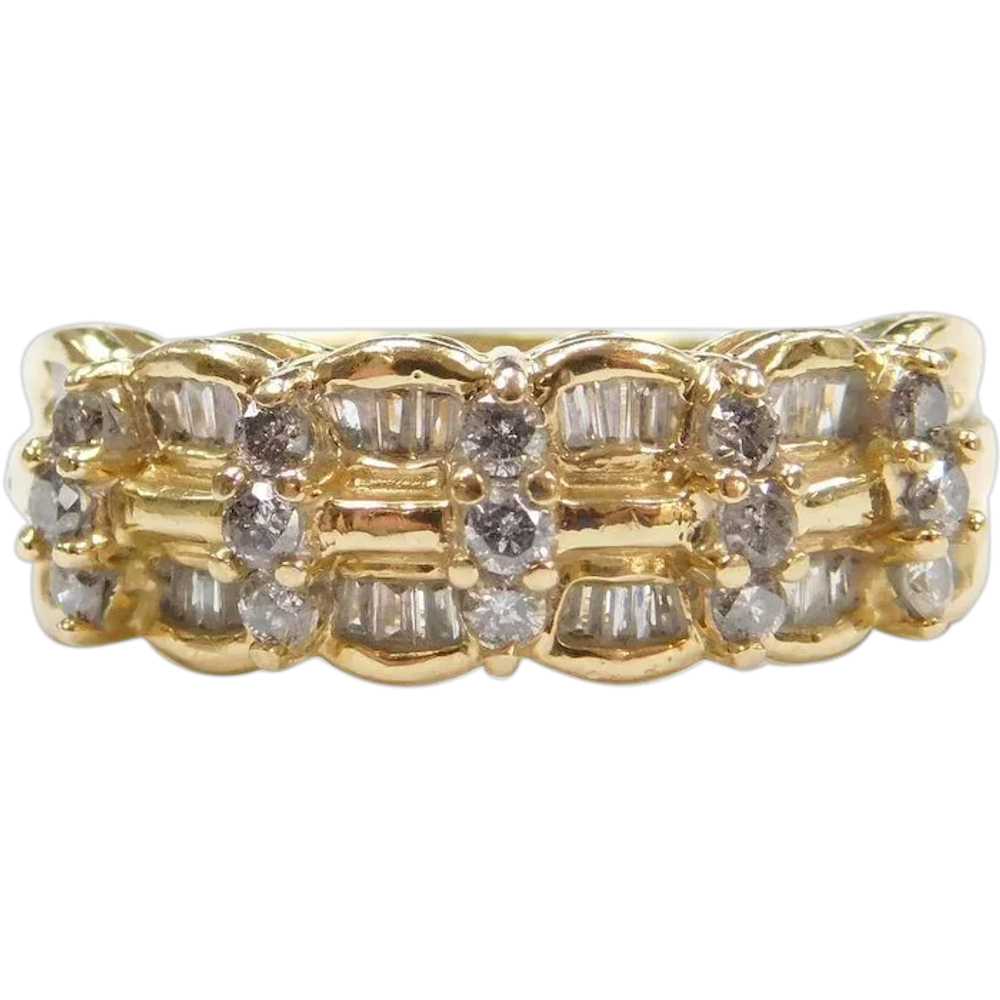 .45 ctw Diamond Band Ring 14k Yellow Gold - image 1