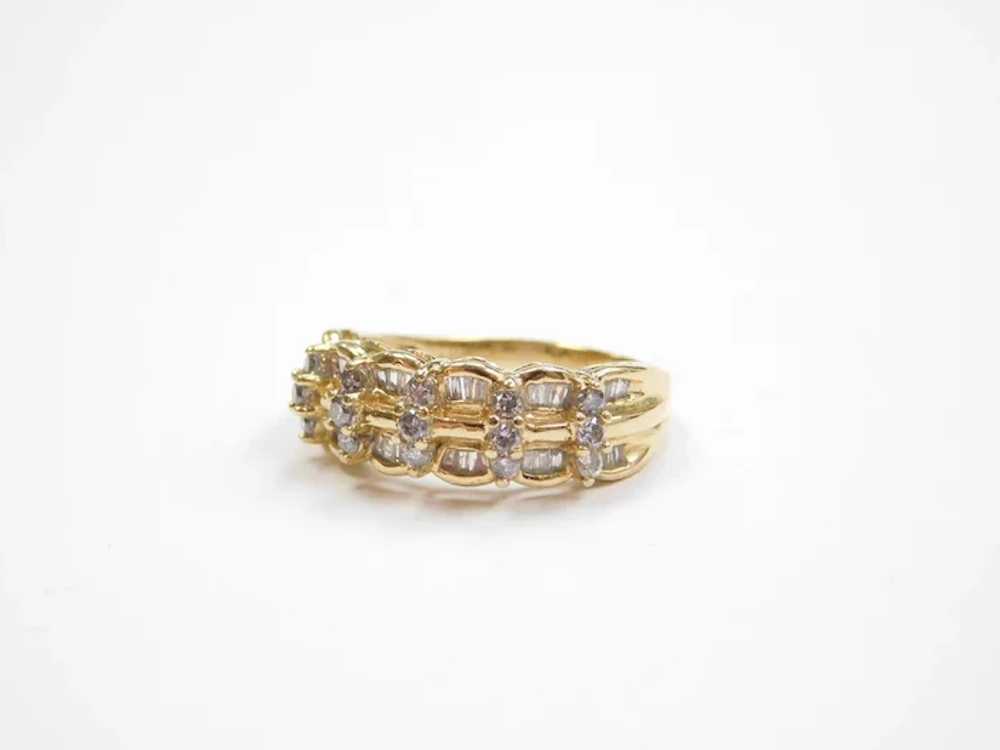 .45 ctw Diamond Band Ring 14k Yellow Gold - image 2