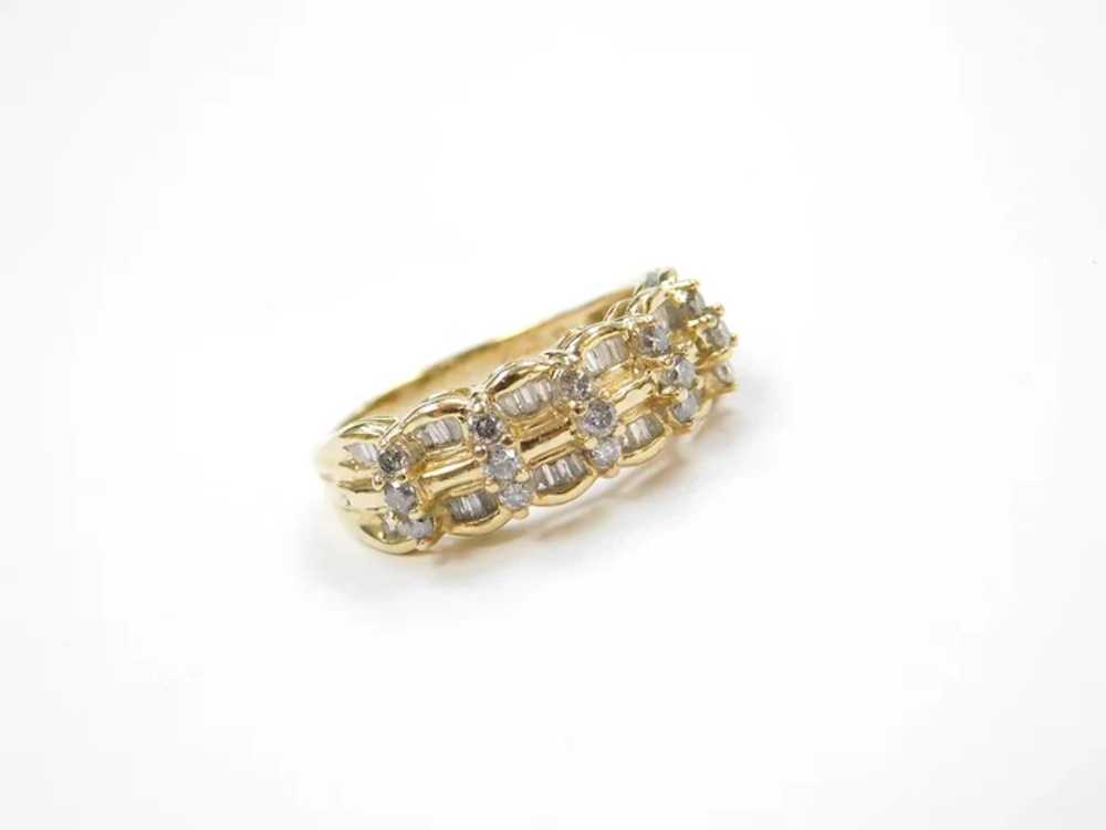 .45 ctw Diamond Band Ring 14k Yellow Gold - image 3