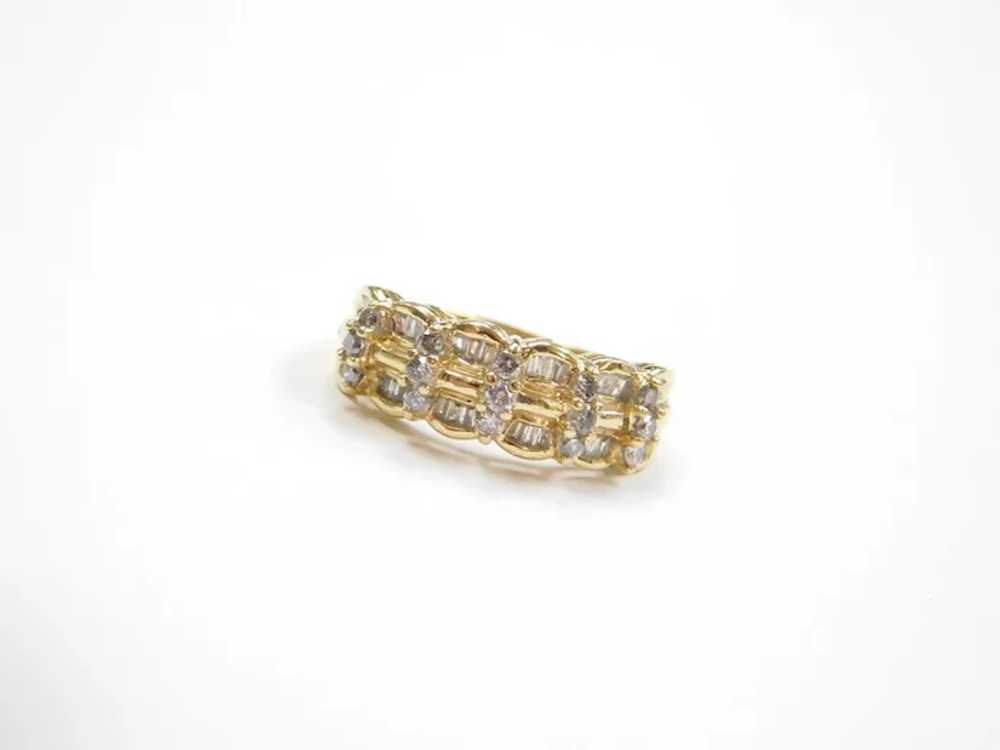 .45 ctw Diamond Band Ring 14k Yellow Gold - image 6