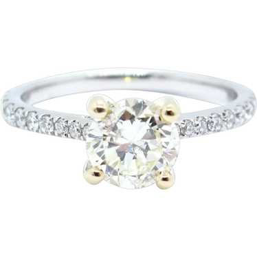 Endearing 1.23 ctw Round Brilliant Diamond Engagem