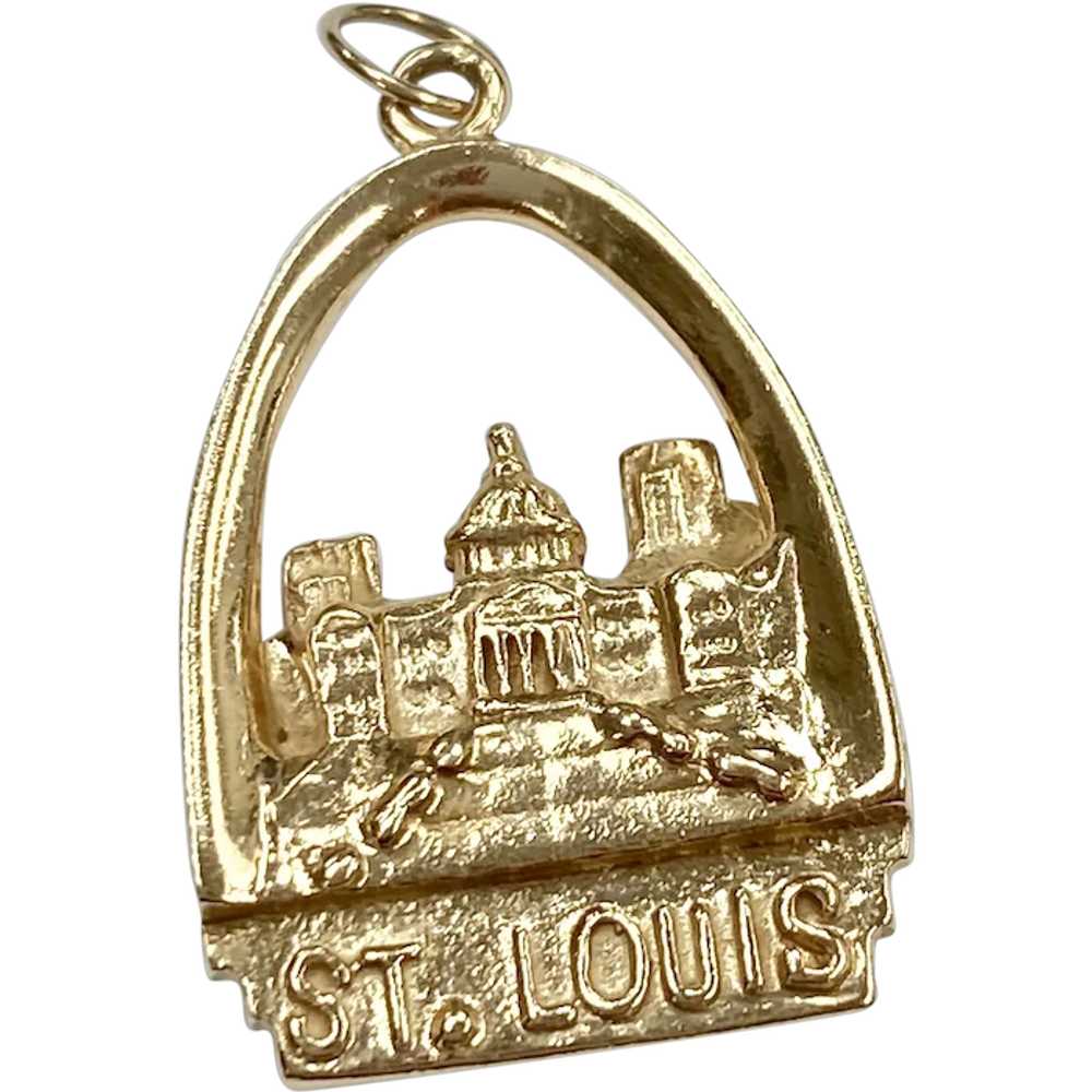 St. Louis Gateway Arch / Skyline Vintage Charm 14… - image 1