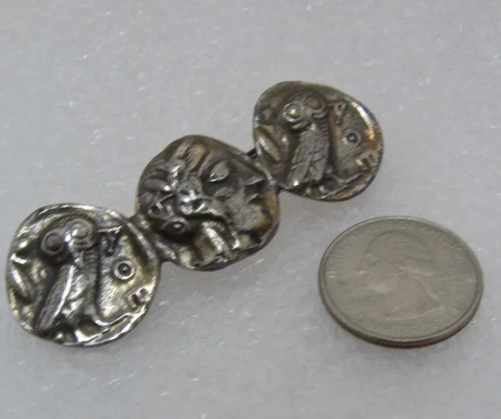 ALVA STUDIOS Pewter 3 Antique Roman Coin Replica … - image 6