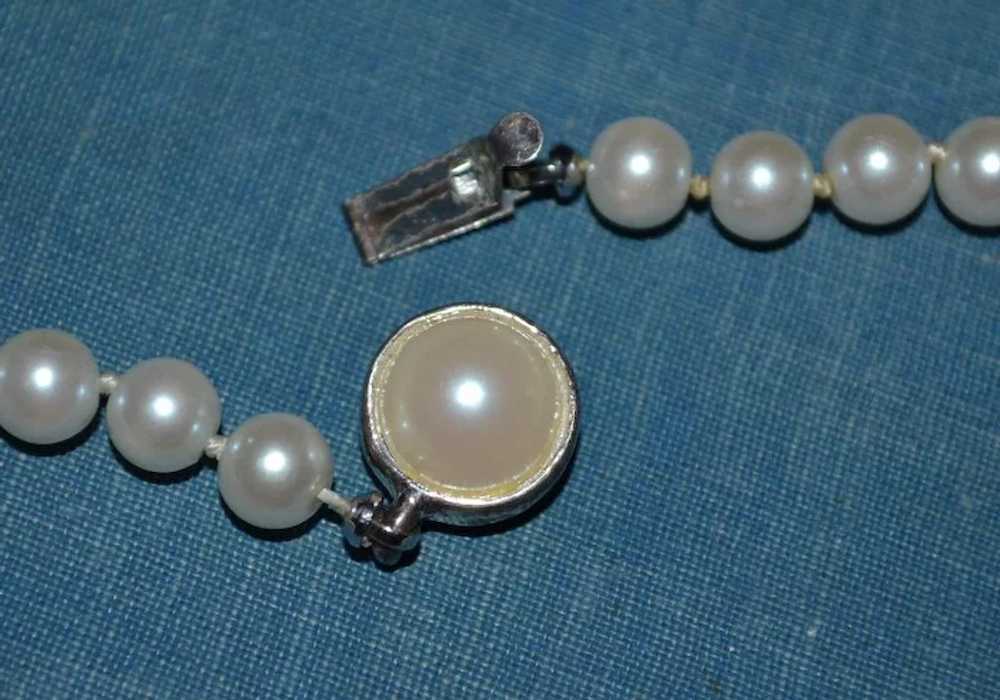 Carolee Signed Classic Simulated White Pearl Bead… - image 6