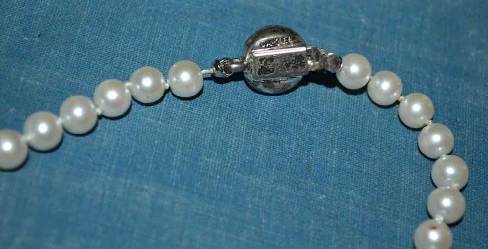 Carolee Signed Classic Simulated White Pearl Bead… - image 7