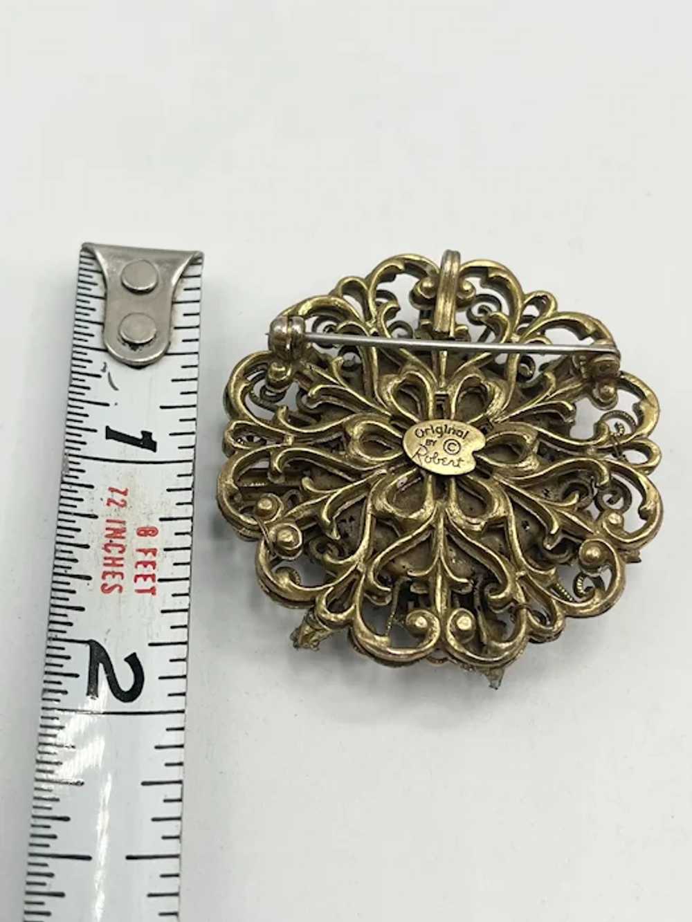 Vintage Original By Robert Glass Brooch Pin Penda… - image 6