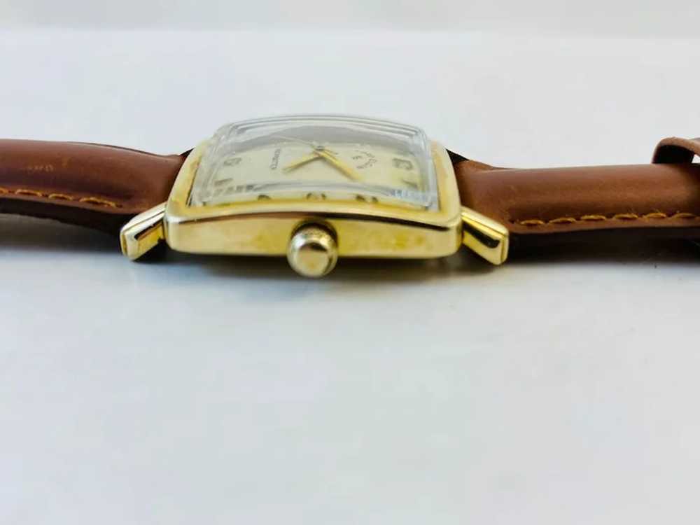 14K Gold Filled Lord Elgin Wrist Watch ShockMaste… - image 3