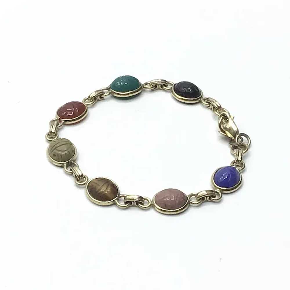 Gold Filled Carla Scarab Bracelet1 - image 2