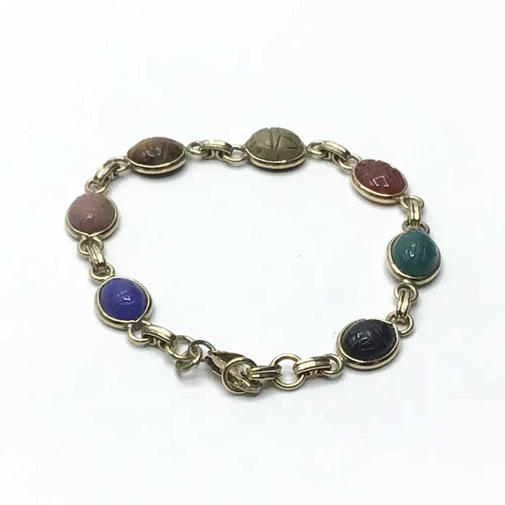 Gold Filled Carla Scarab Bracelet1 - image 3