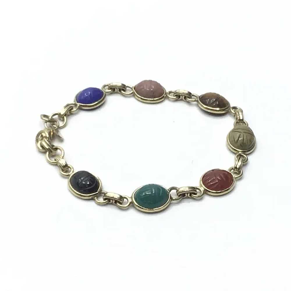 Gold Filled Carla Scarab Bracelet1 - image 4