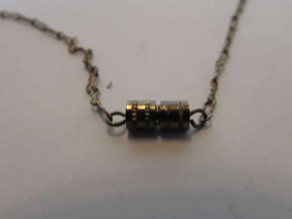 Vintage Victorian Revival Necklace Supporting a 2… - image 4