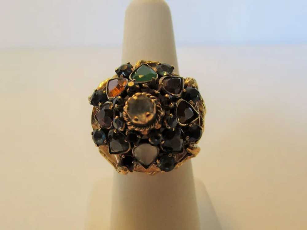 14 Karat Yellow Gold Multi Gemstone Ring in Princ… - image 3