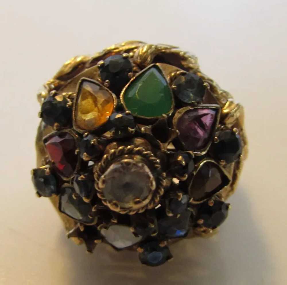 14 Karat Yellow Gold Multi Gemstone Ring in Princ… - image 4