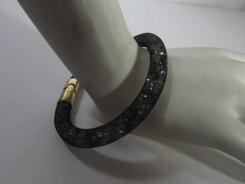 Swarovski Crystal Rope Bracelet With Unique Goldt… - image 12