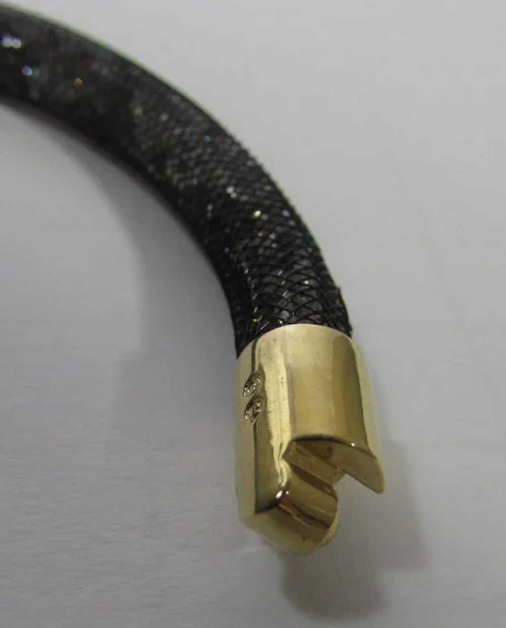 Swarovski Crystal Rope Bracelet With Unique Goldt… - image 7