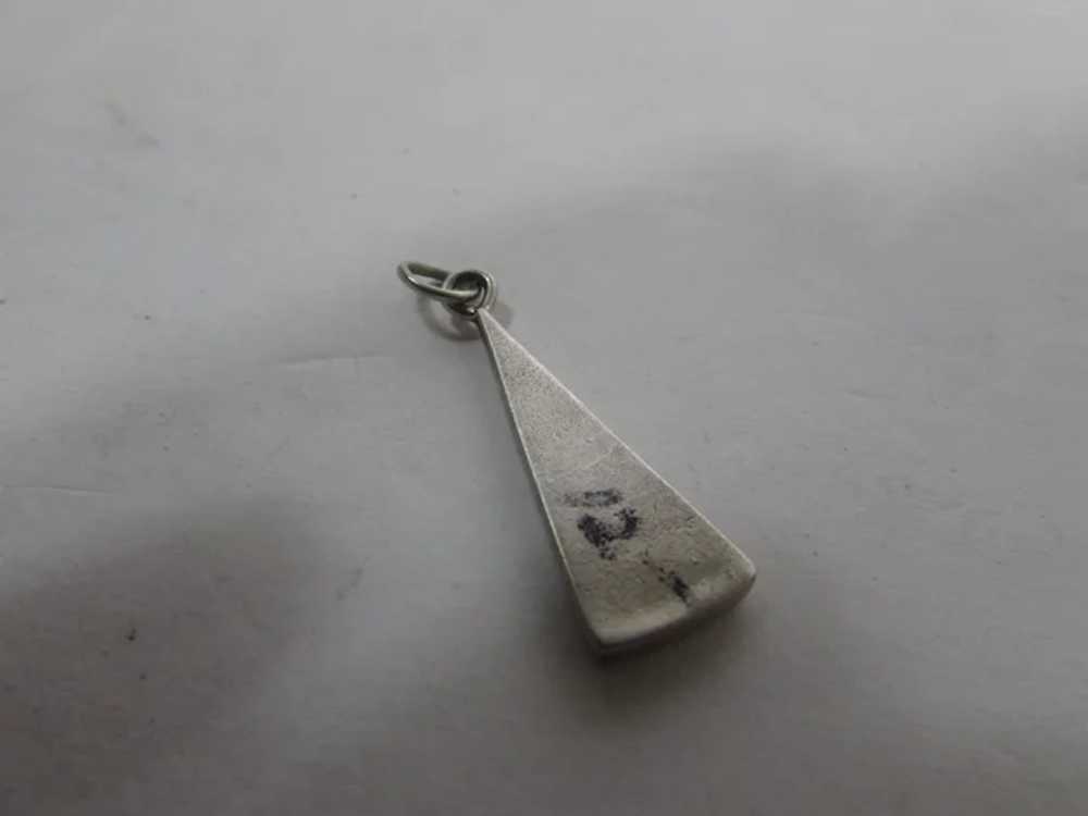 Native American Sterling Silver Pendant With Inla… - image 9