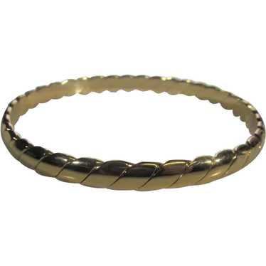 Gold Tone Monet Bangle