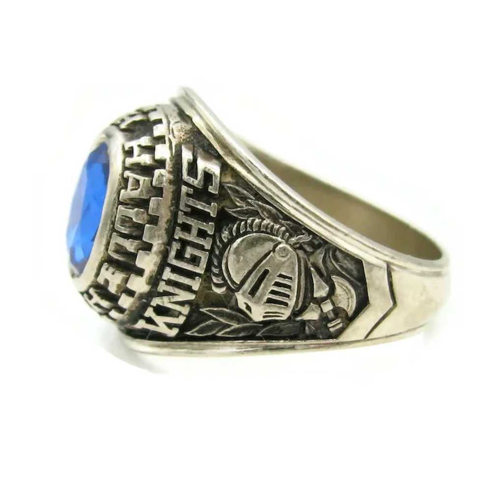 1971 10k South Hall High Class Ring Knights Gaine… - image 2