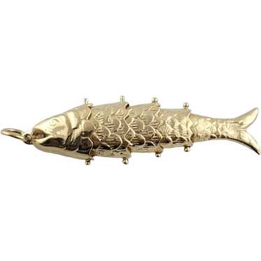 Gold flexible fish - Gem