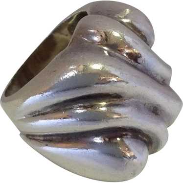Mid-Century Sterling Ring Vintage Mexico - image 1