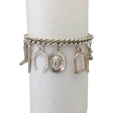 Western Charm Bracelet 800 Silver